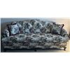 Image 1 : Cherry Wood Victorian Princess Fabric Floral Sofa - Like New - Never Sat On 84L x 36D x 32T