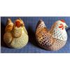 Image 1 : Royal Crown Derby Two Hens 4L