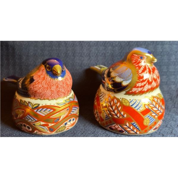 Royal Crown Derby Puffinch Chaufinch Nesting 4T
