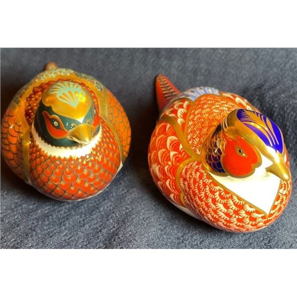 Royal Crown Derby Woodall Pheasants 7L