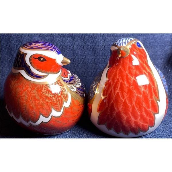 Royal Crown Derby Two Red Bellies