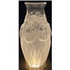 Image 1 : Lalique Crystal Tulip Vase 5x7.5
