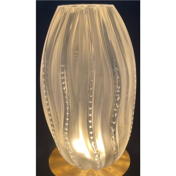 Lalique Crystal "Medusa" Vase 5x8