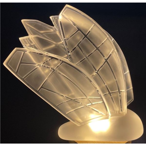 Lalique Crystal Sail Boat 5x7