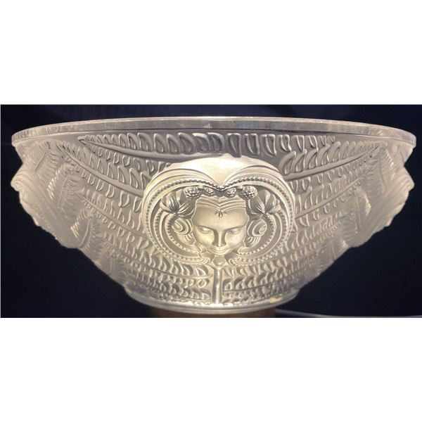 Lalique Crystal "Psyche" Bowl 11.5x5