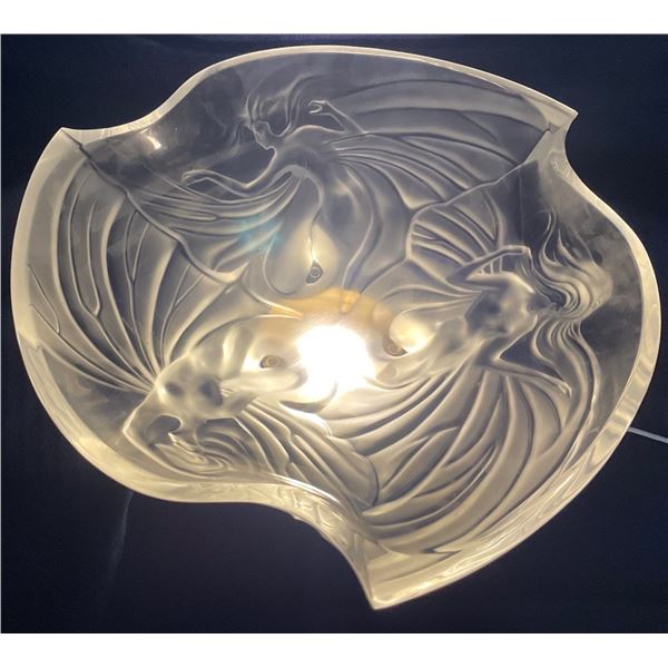 Lalique Crystal "Daydream" Bowl 13.5x5