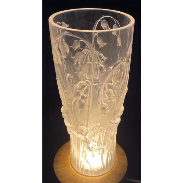 Lalique Crystal Floral Decorative Glass 7.5