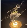 Image 2 : Swarovski Crystal Dancing Lady w/ Stand 7x9