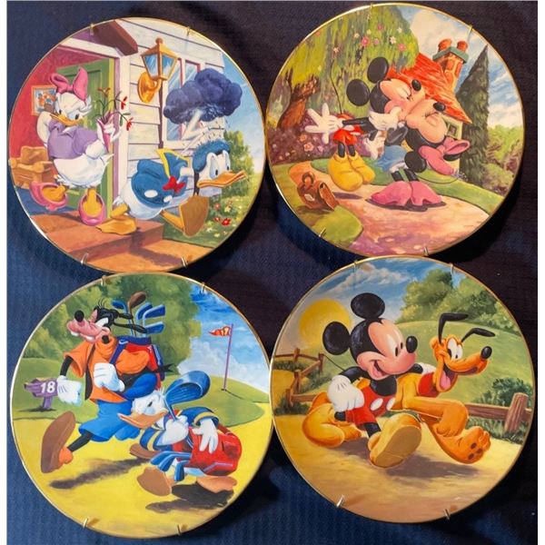 Royal Dahlton Mickey Mouse Collection Set of 4 10x10