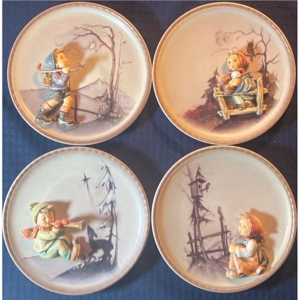 Goebel Porzellanfabrik Set of 4 8x8