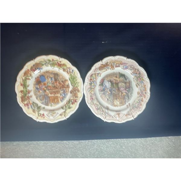 Royal Dahlton Brambley Hedge 8x8 Set of 2