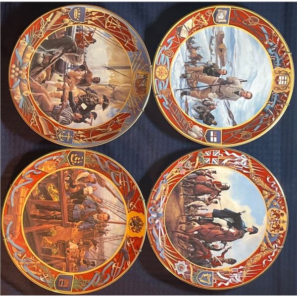 Royal Dahlton 10x10 Wellington At Waterloo Set of 4