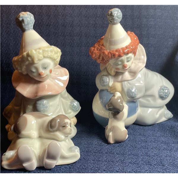 Lladro Porcelain Clown 4.5W x 4.5T