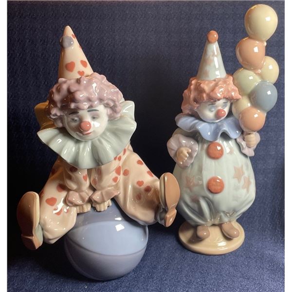 Lladro Porcelain Clown 4.5Wx7.5T