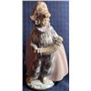 Image 1 : Lladro Porcelain Clown w/ Acordian 4x7