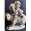 Image 1 : Lladro Porcelain Children w/ Polar Bear 5x7