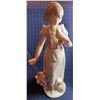 Image 1 : Lladro Porcelain Girl w/ Dove 3x9