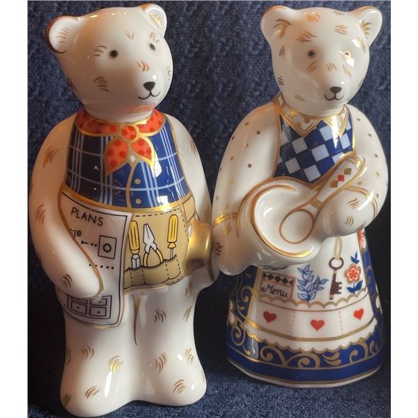 Royal Crown Derby Bears 2x4