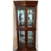 Image 1 : Wood Corner Chine Cabinet 30x20x75 ***CONTENTS NOT INCLUDED***