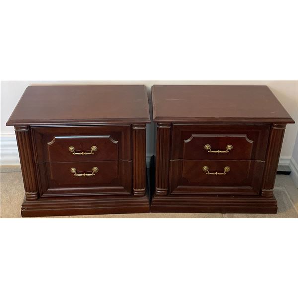 Pair of Matching Side Tables Dressers 27x17x23