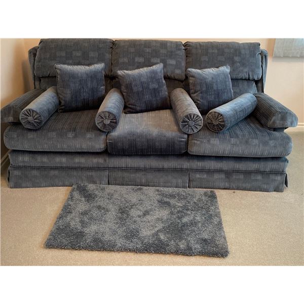 Upholstered 3 Seat Sofa Couch Chesterfield 72x37x37