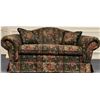 Image 1 : Floral Loveseat 62x34x33 2 Seater w/ 2 Throw Pillows