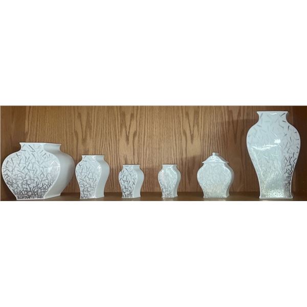 Rosenthal Decorative Vases Set of 6 7x5x11