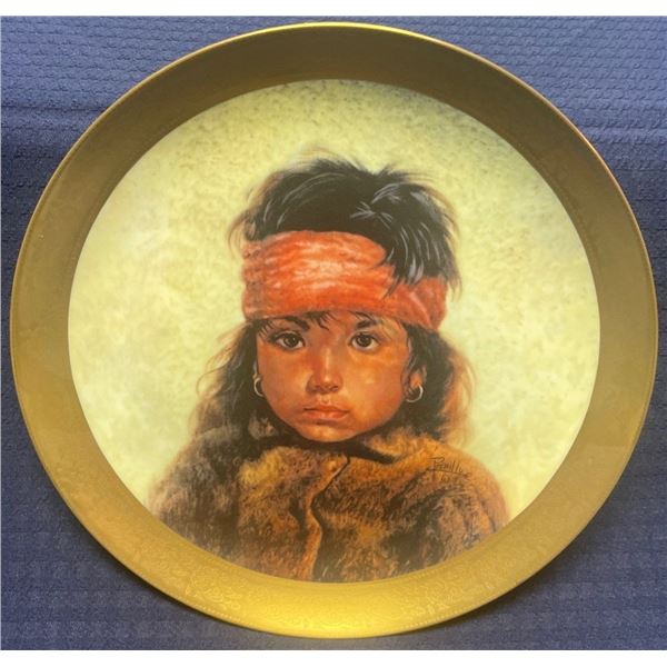 Navajo Girl by Perillo Decorative Collectors Plate