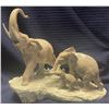 Image 2 : Lladro Porcelain Elephants 16x6x14