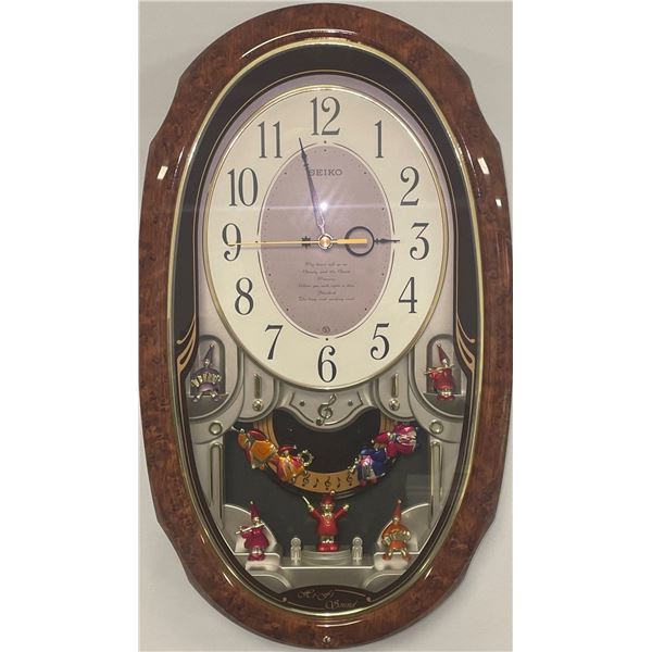 Seiko Hanging Time Piece Clock Decorative 11x4x17