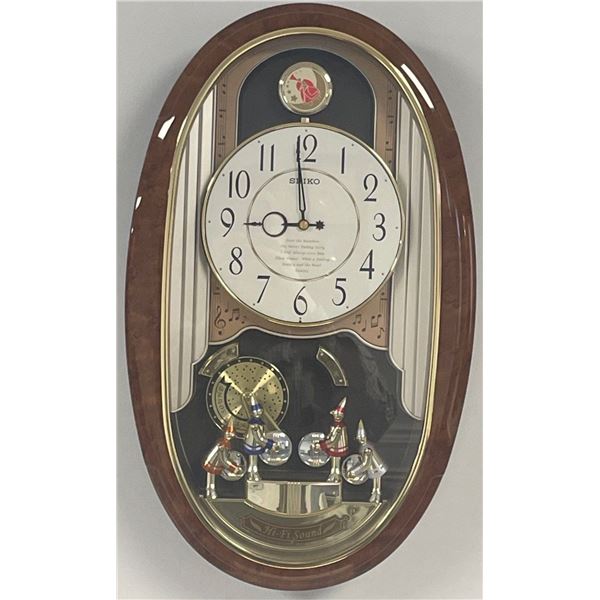 Seiko Decorative Collectable Wall Clock12x5x20