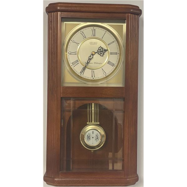 Seiko Winchector Wellington Decorative Wall Clock 13x5x20