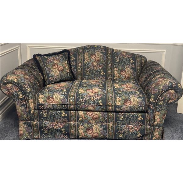 Floral Print Loveseat 2 Seater 63x31x26