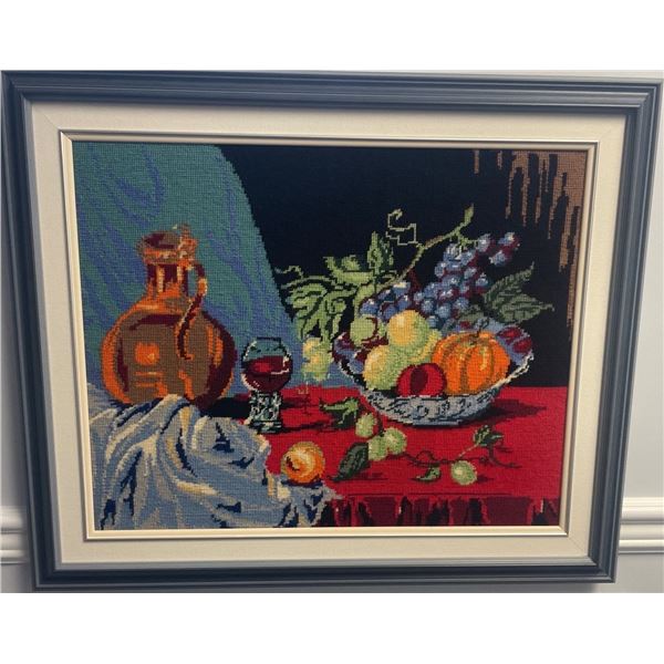 Embroidered Wall Hanging Fruits 30x25