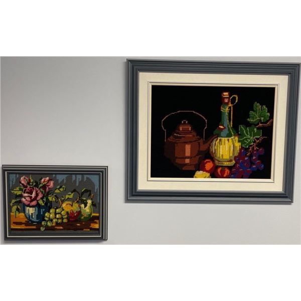 Embroidered Portraits Wall Hangings 23x18