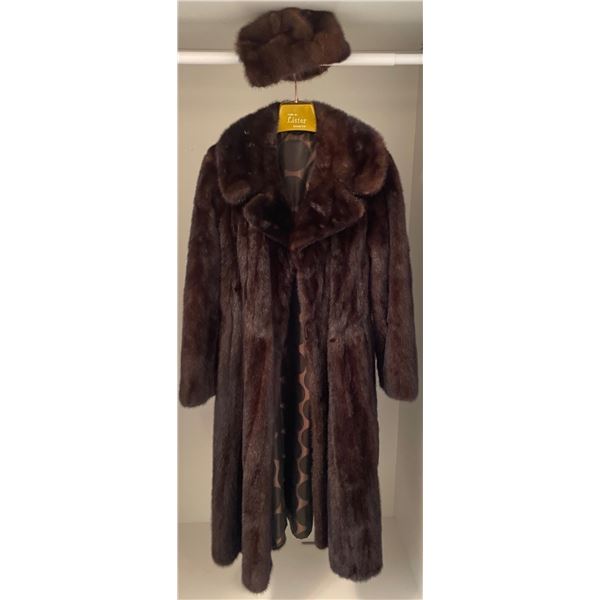 Cita Mann Mink Fur Coat  & Hat