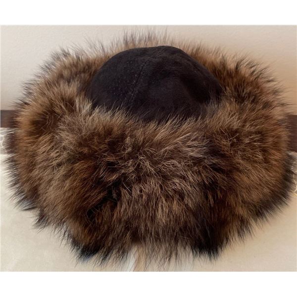 Mink Hat With Fox Fur Rim