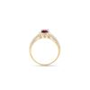 Image 3 : 14KT Yellow Gold 1.50ct Ruby and Diamond Ring