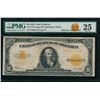 Image 1 : 1922 $10 Gold Certificate PMG 25