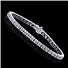 Image 1 : 14KT White Gold 2.51ctw Diamond Bracelet