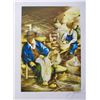 Image 1 : Raymond Poulet Basket Weaving Hand Signed Limited Edition Lithograph