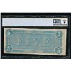 Image 2 : 1864 $5 T-69 Confederate PCGS 63PPQ