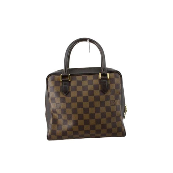 Louis Vuitton Damier Ebene Canvas Leather Brera Handbag