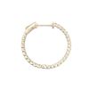 Image 4 : 1.80 ctw Diamond Hoop Earrings - 14KT Yellow Gold