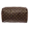 Image 9 : Louis Vuitton Brown Monogram Canvas Leather Speedy 30 Satchel Bag