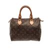 Image 1 : Louis Vuitton Brown Monogram Speedy 25 Satchel Bag