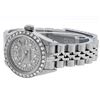 Image 8 : Rolex Ladies Quickset Stainless Steel Slate Grey Diamond Datejust Wristwatch 26M