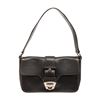 Image 1 : Salvatore Ferragamo Black Leather Ganc Shoulder Bag