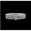 Image 2 : 0.52 ctw Diamond Ring - 14KT White Gold