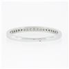 Image 8 : Classic Tiffany & Co. Platinum 0.26 ctw Channel Round Diamond Wedding Band Ring